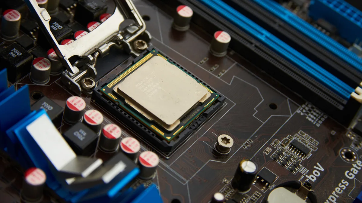 Artificial intelligence chip on a circuit board