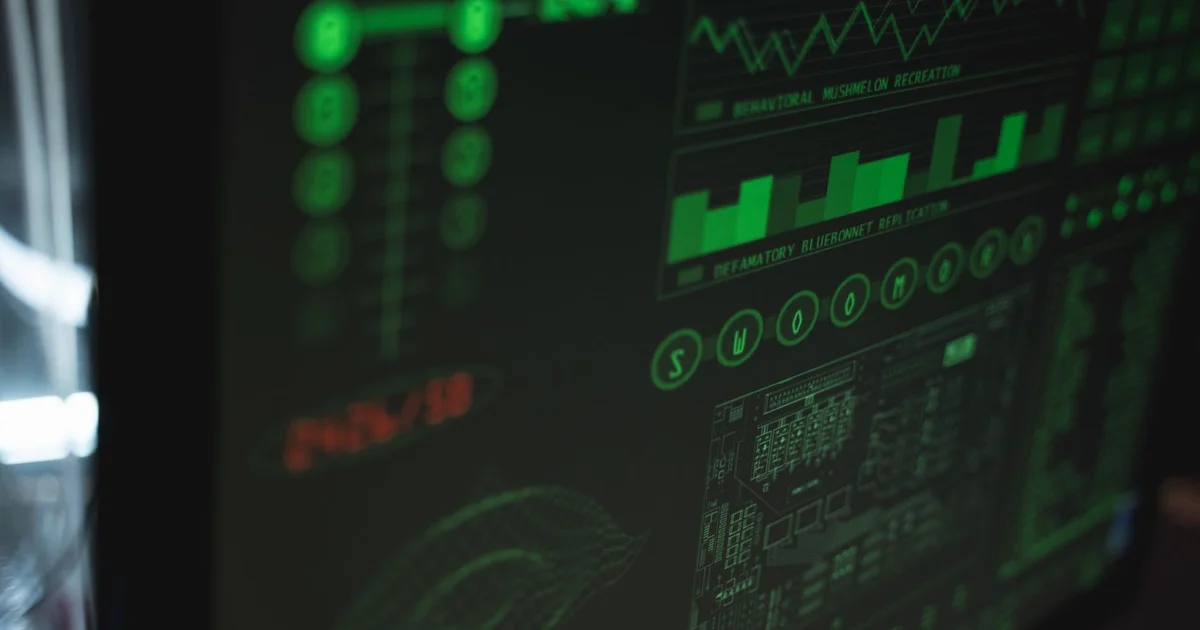 Especialista en ciberseguridad monitoreando alertas de ransomware en una sala de operaciones