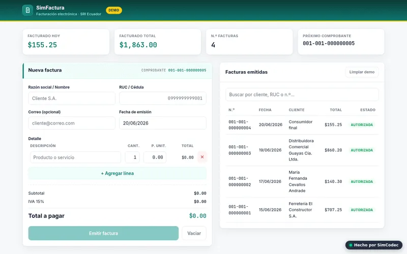 Electronic invoicing