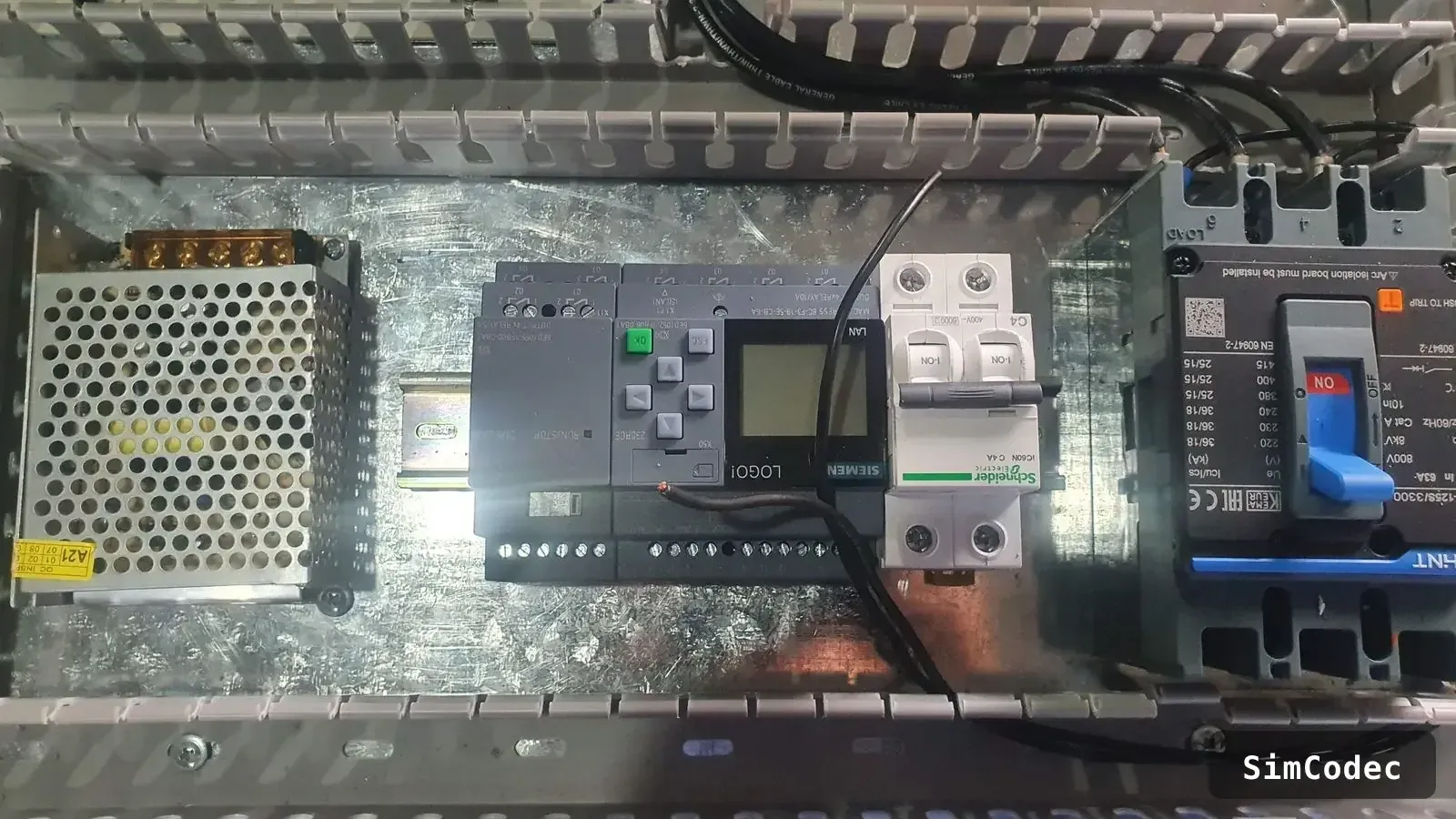 Control panel (top view)