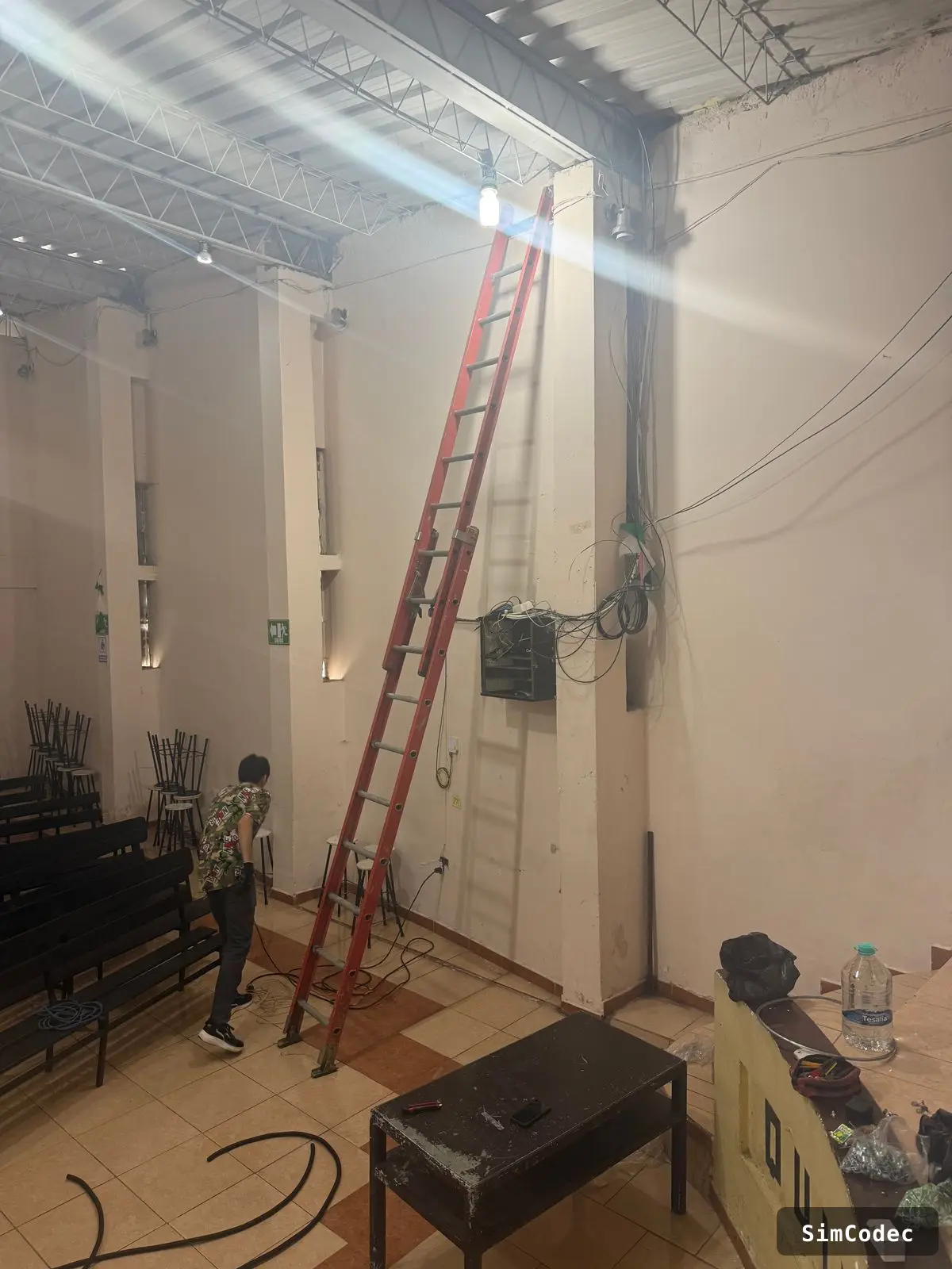 Overhead cabling deployment