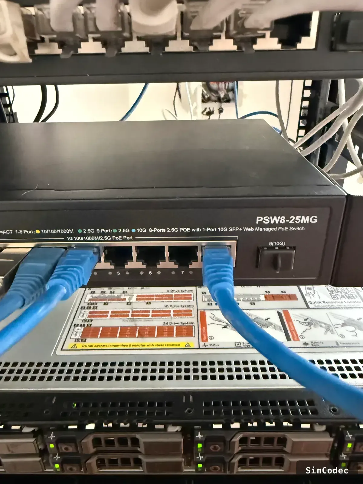 High-speed managed switch