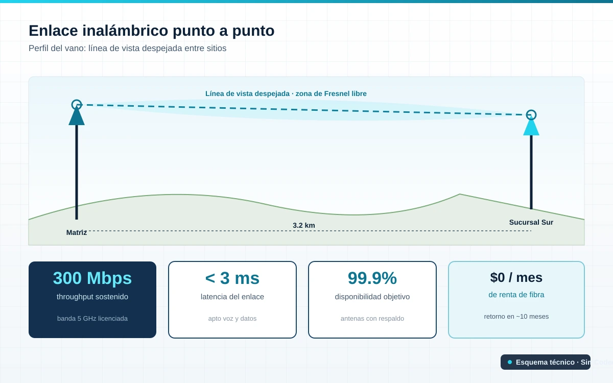Point-to-point wireless link profile
